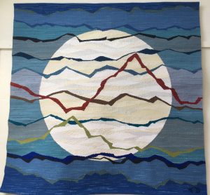Artic Icecap, 150x150cm.